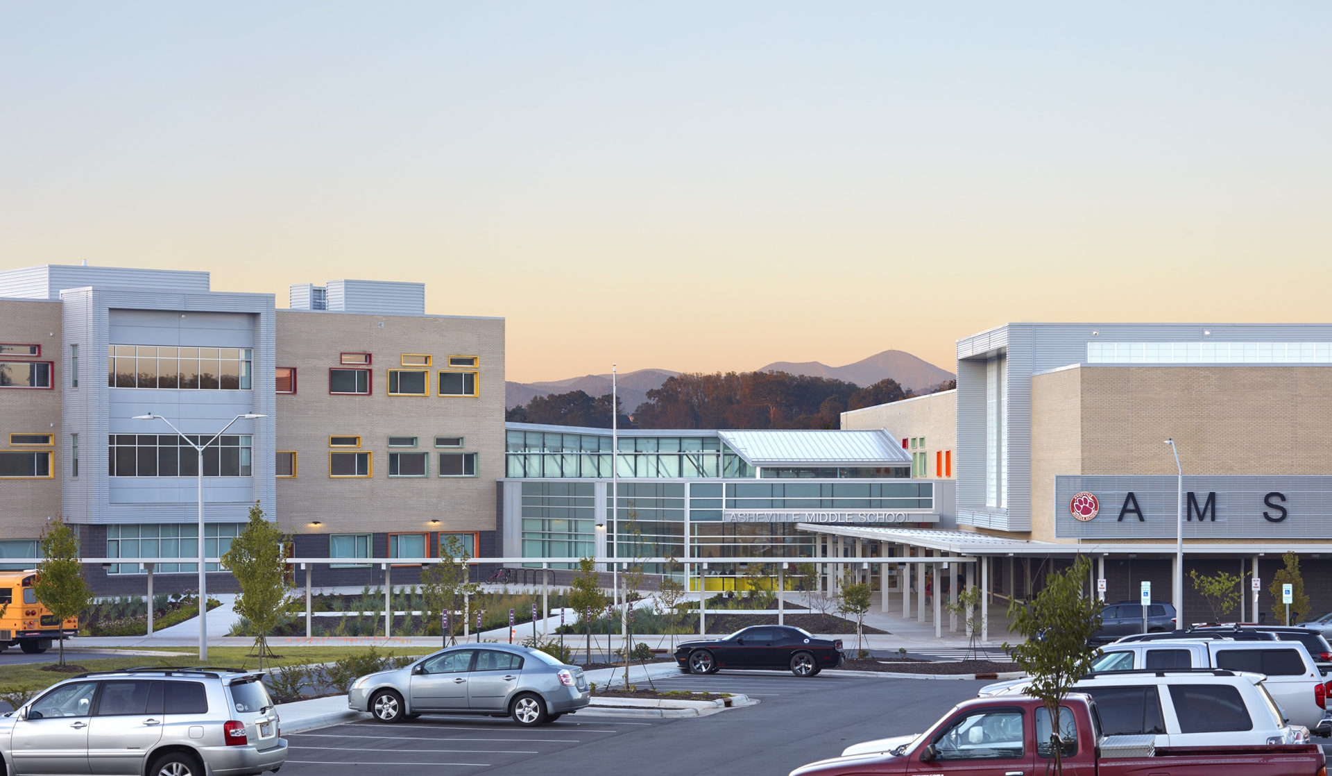 Asheville Middle School, Asheville, NC; Architect: Clark Nexsen