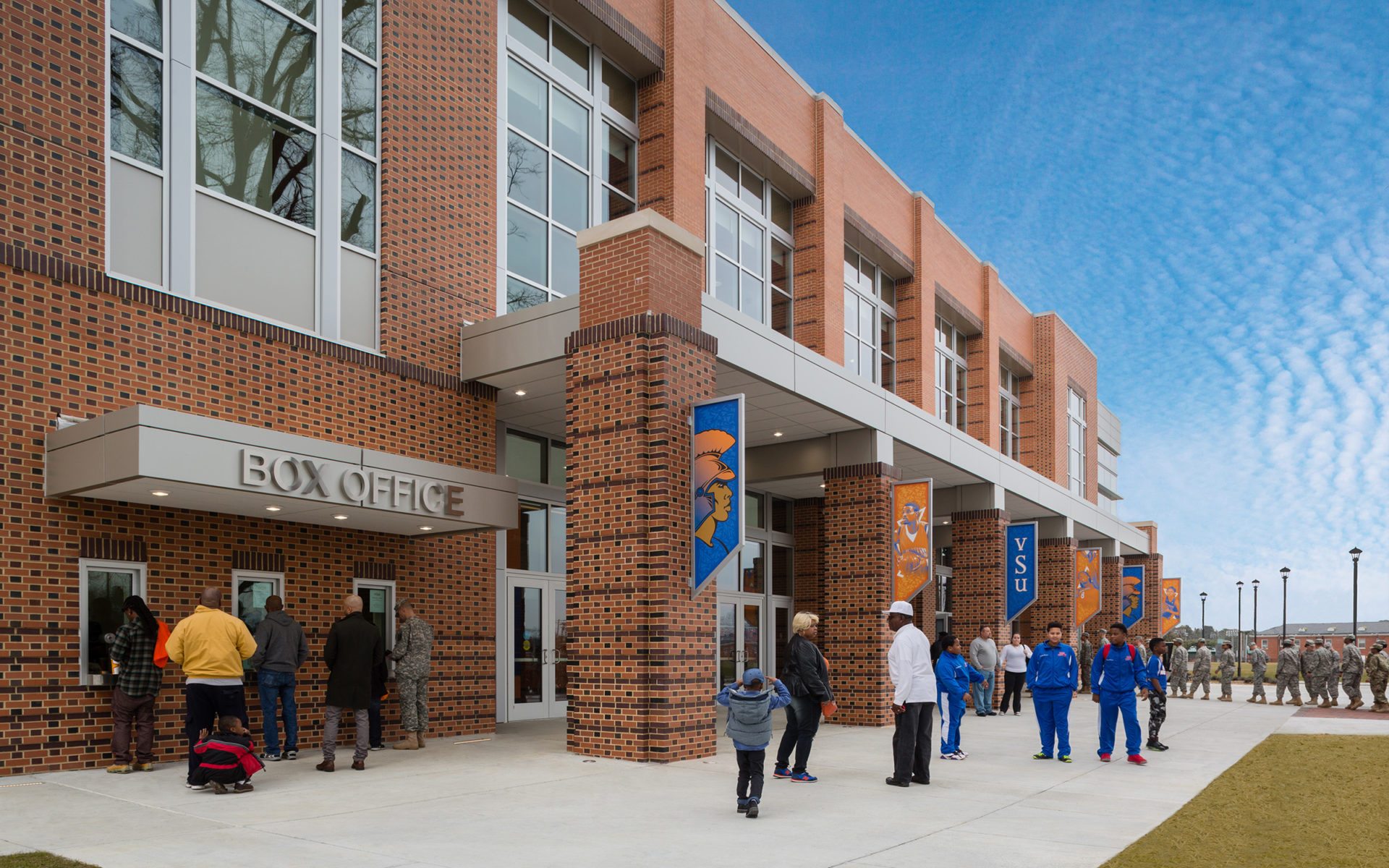 Multipurpose Center at Virginia State University; Architect: Clark Nexsen/AECOM