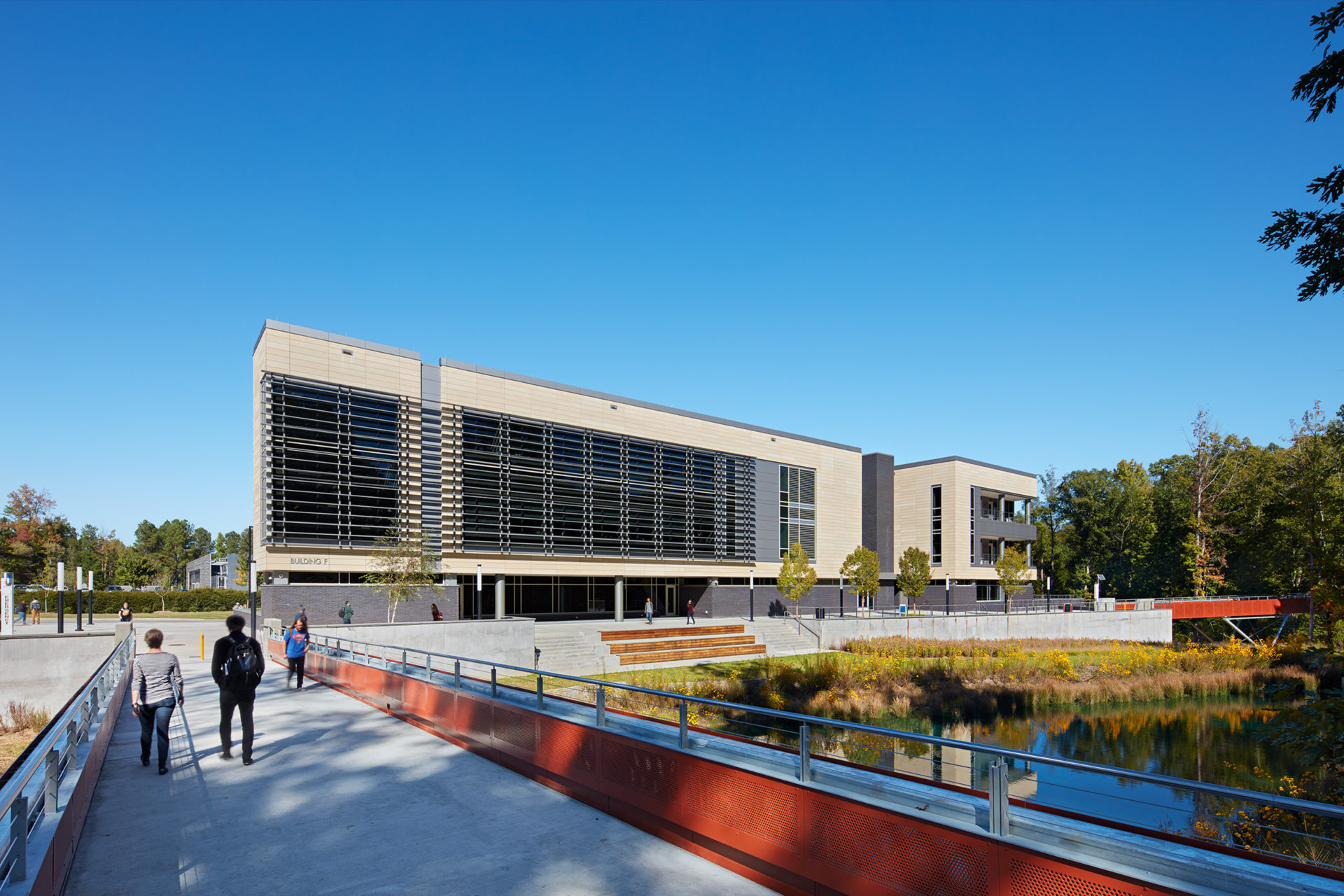 uilding F at Wake Tech Community College in Raleigh, NC; Architect: Clark Nexsen