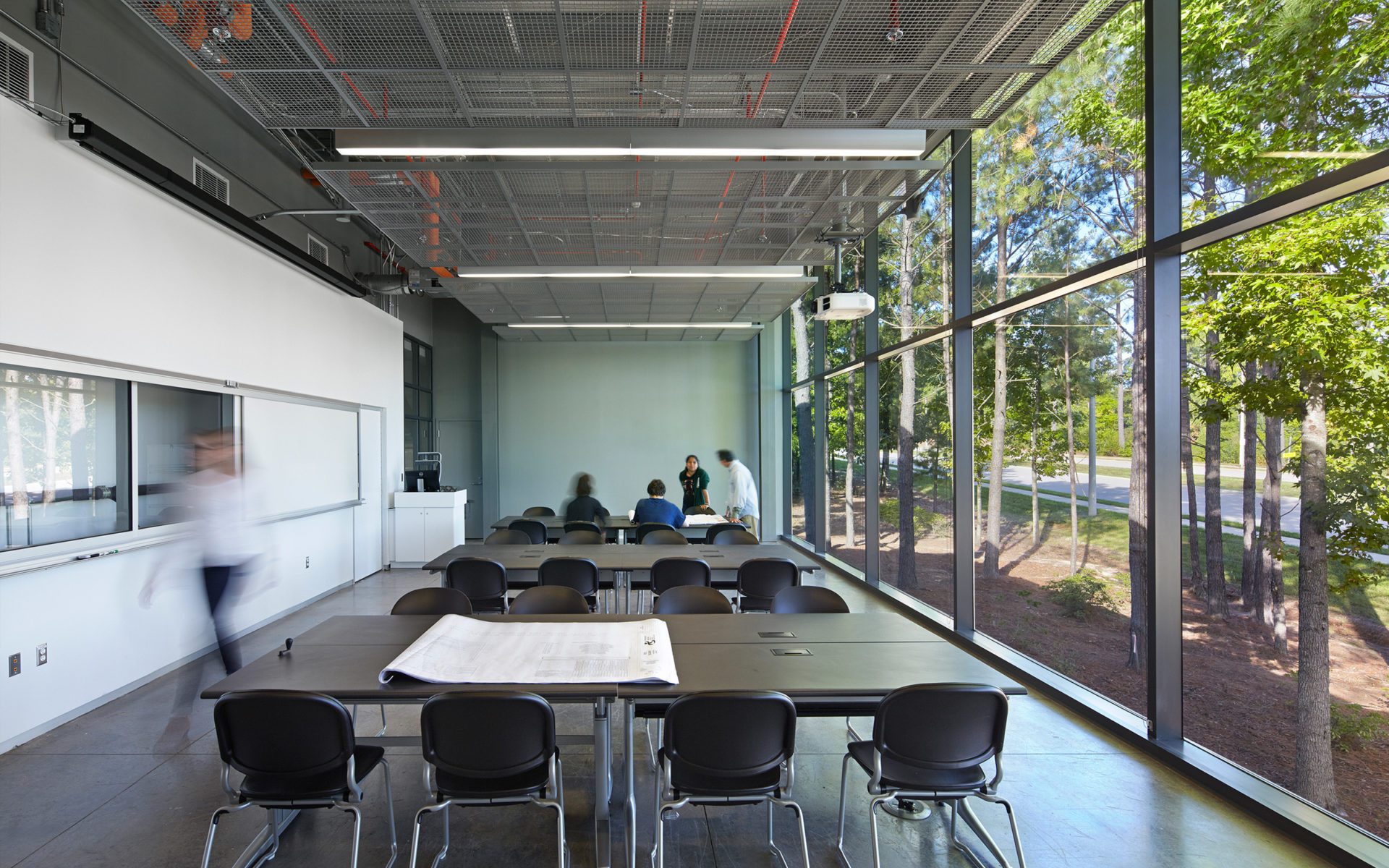 Classroom at the Regional Plant & Teaching Facility at Wake Tech Community College in Raleigh, NC; Architect: Clark Nexsen