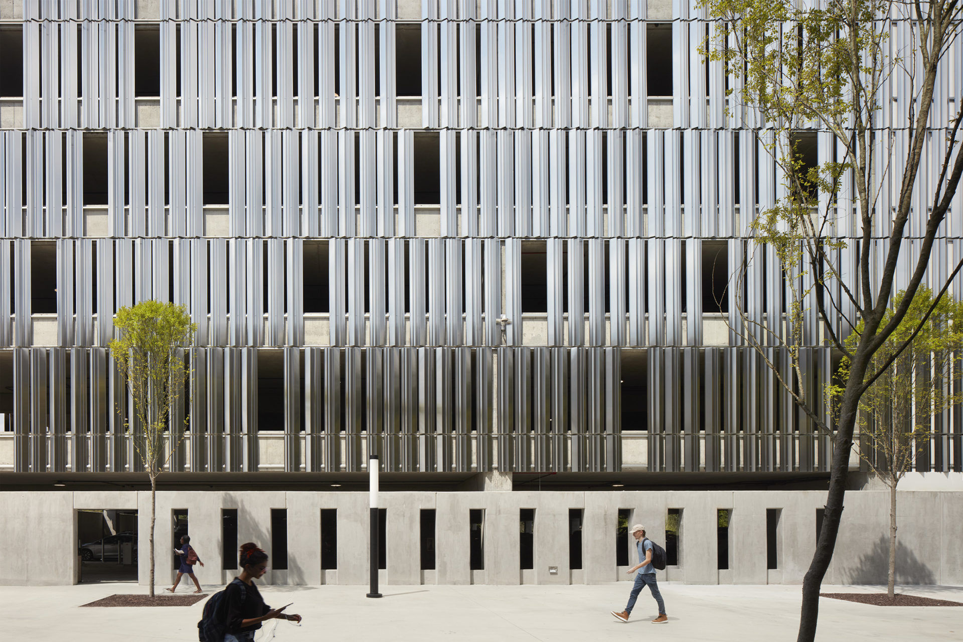 Parking Deck 2 at Wake Tech Community College in Raleigh, NC; Architect: Clark Nexsen