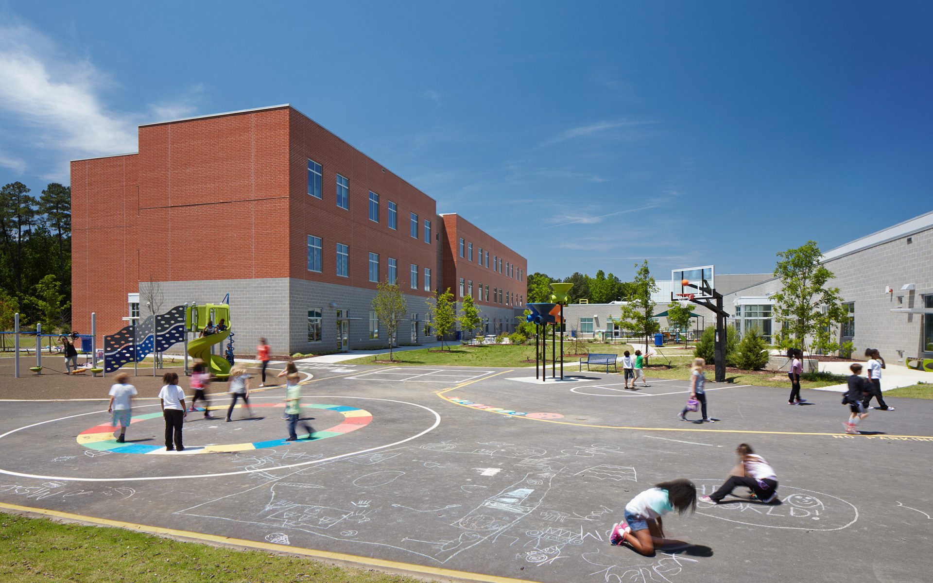 Abbotts Creek Elementary School in Raleigh, NC; Architect: Clark Nexsen