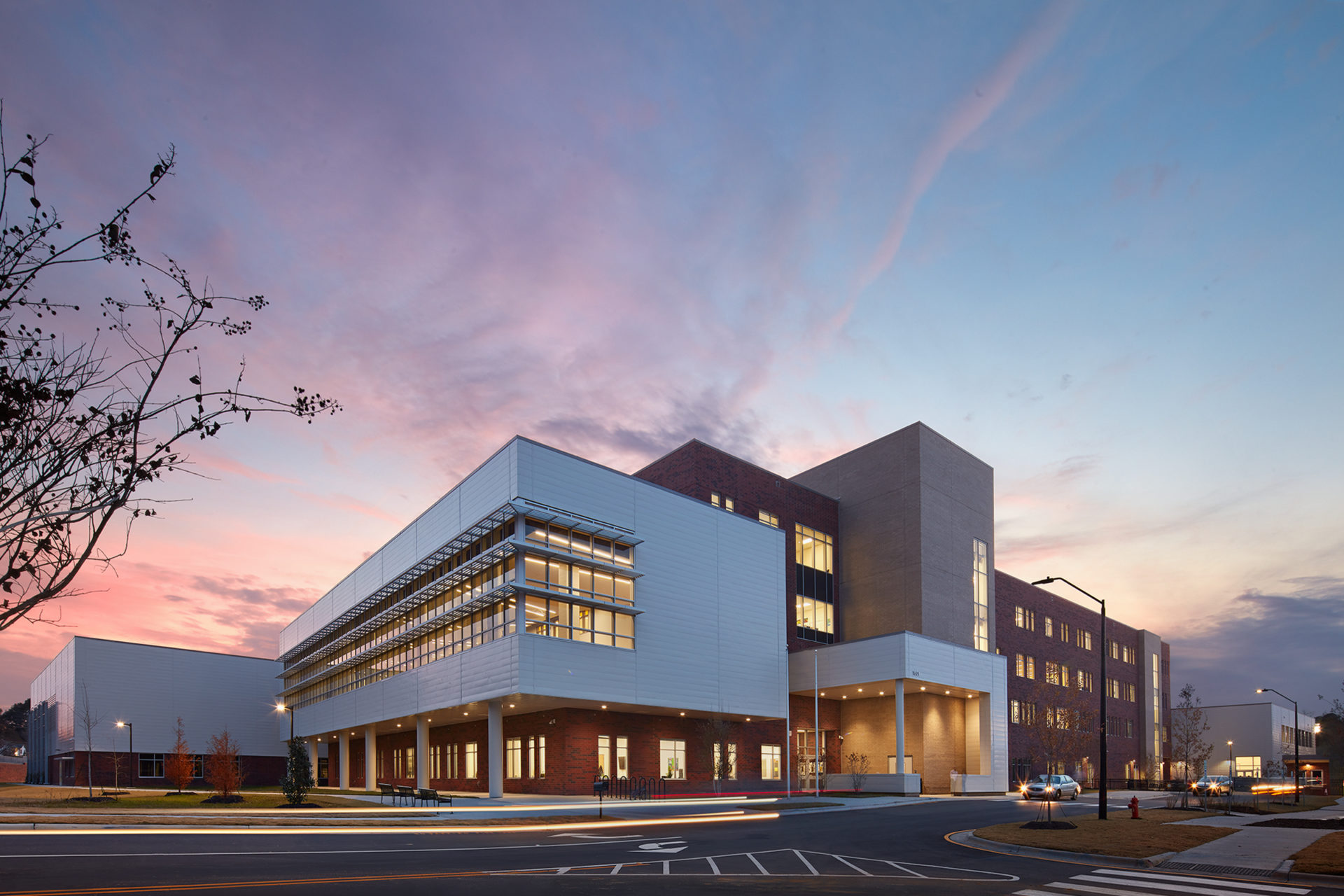 Apex High School in Apex North Carolina; Architect: Clark Nexsen
