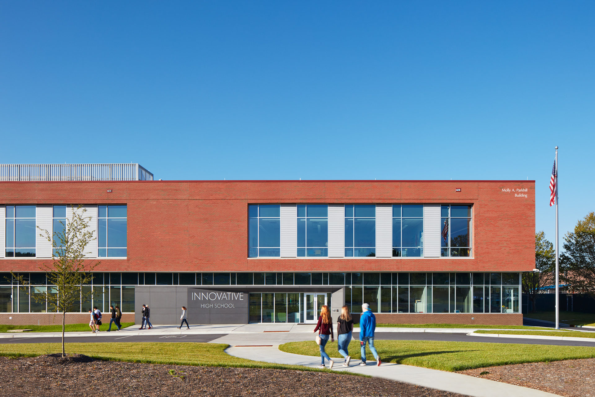 Innovative High School in Flat Rock, NC; Architect: Clark Nexsen