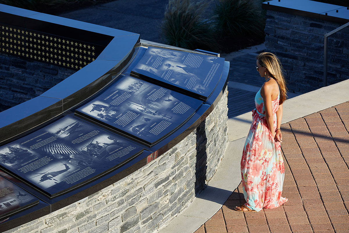 Navy SEALs Monument in Virginia Beach, Virginia; Design Clark Nexsen