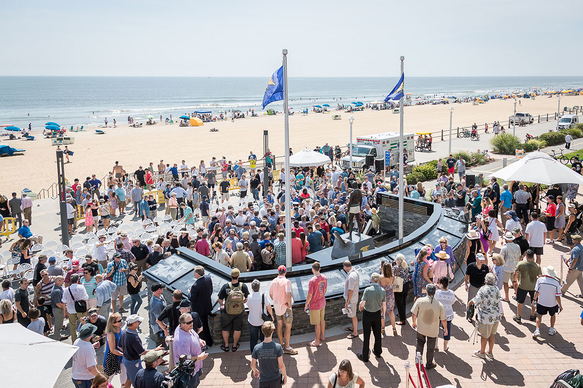 Navy SEALs Monument in Virginia Beach, Virginia; Design Clark Nexsen