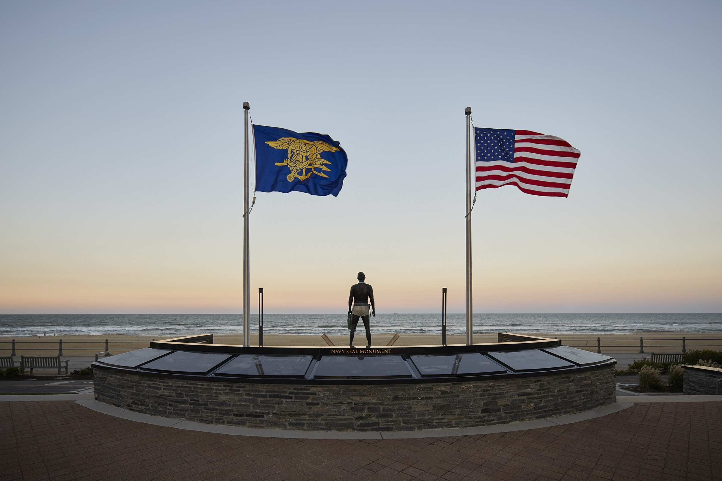 Navy SEALs Monument in Virginia Beach, Virginia; Design by Clark Nexsen