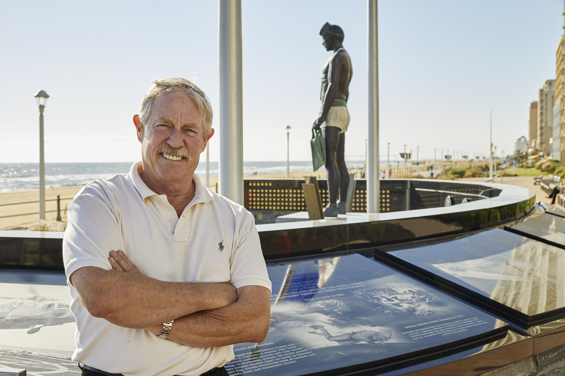 Virginia Beach Navy SEAL Monument featured in Nexsen