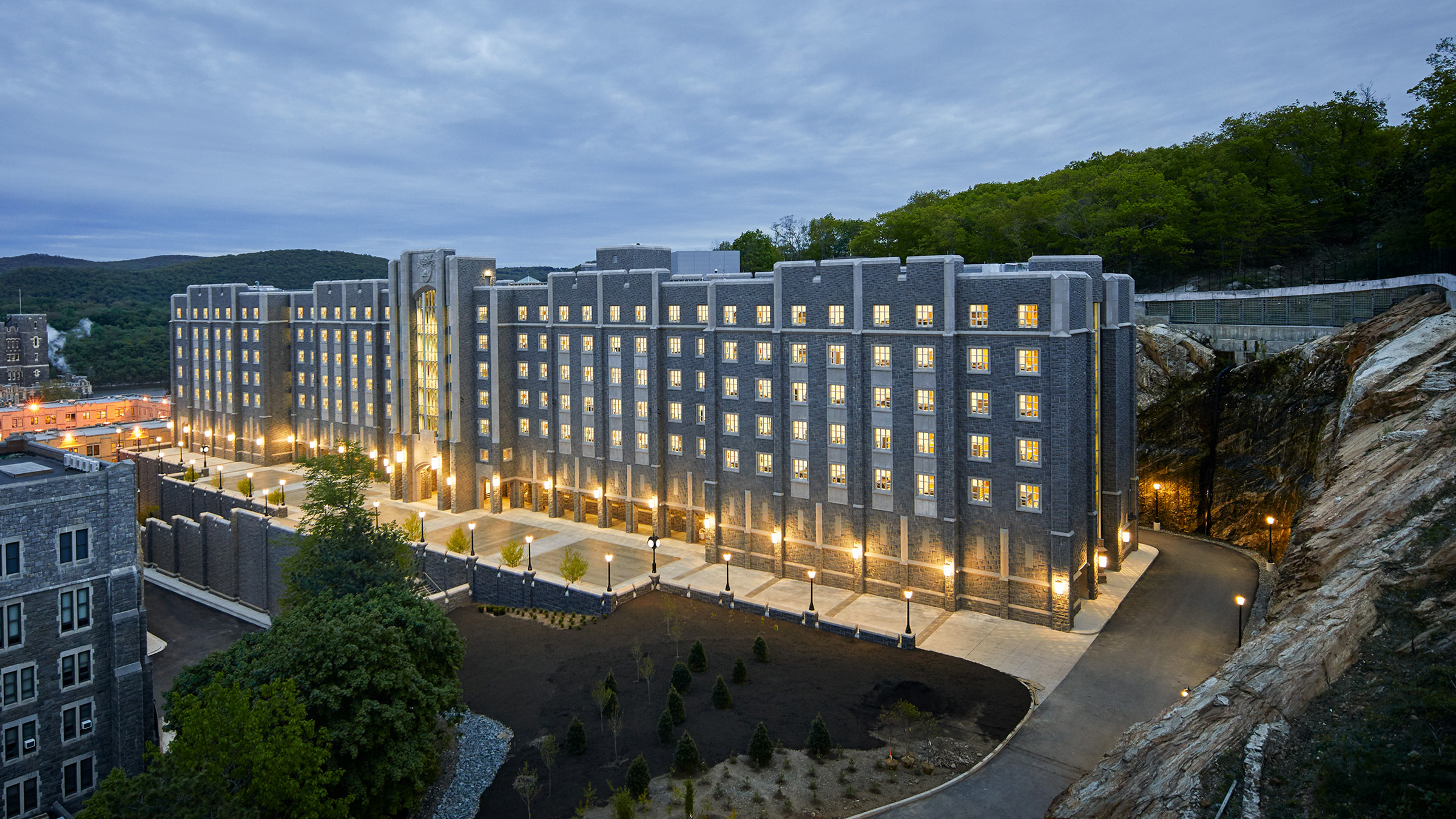 Clark Nexsen received an ACEC VA Grand Award for engineering excellence for the Davis Barracks at the U.S. Military Academy in West Point, New York. 