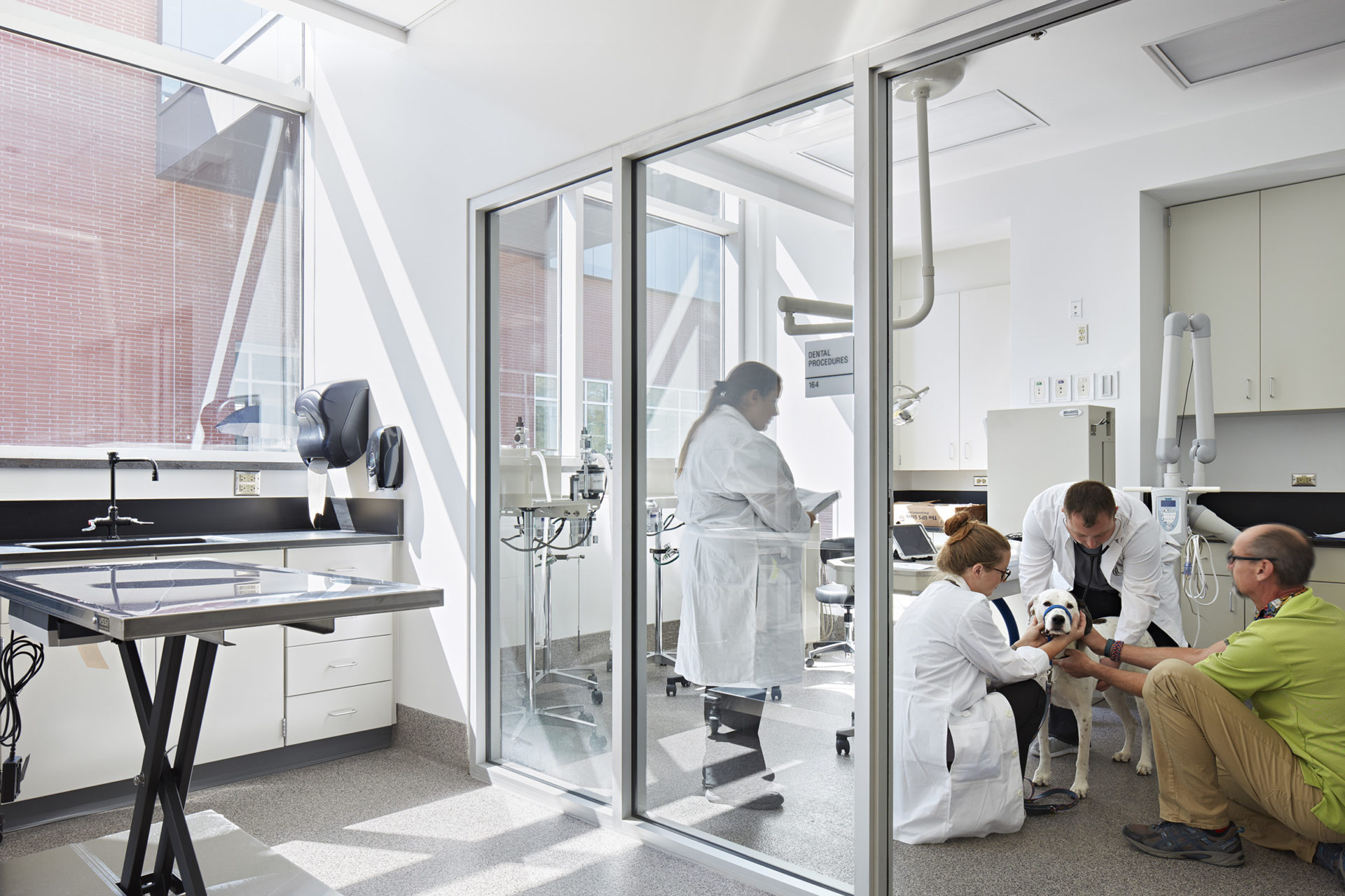 Surgical suite dental area at the Advanced & Emerging Technologies Building (A+ET) at Cape Fear Community College in Castle Hayne, NC; Architect: Clark Nexsen