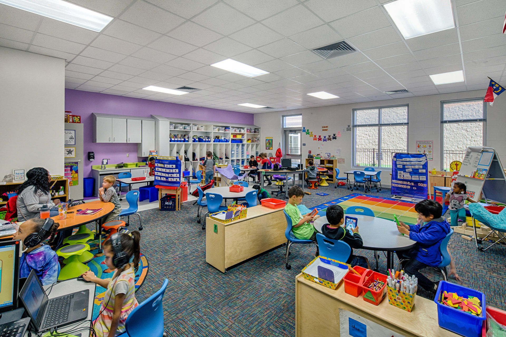 Bryan Road Elementary School in Garner, NC; Architect: Clark Nexsen