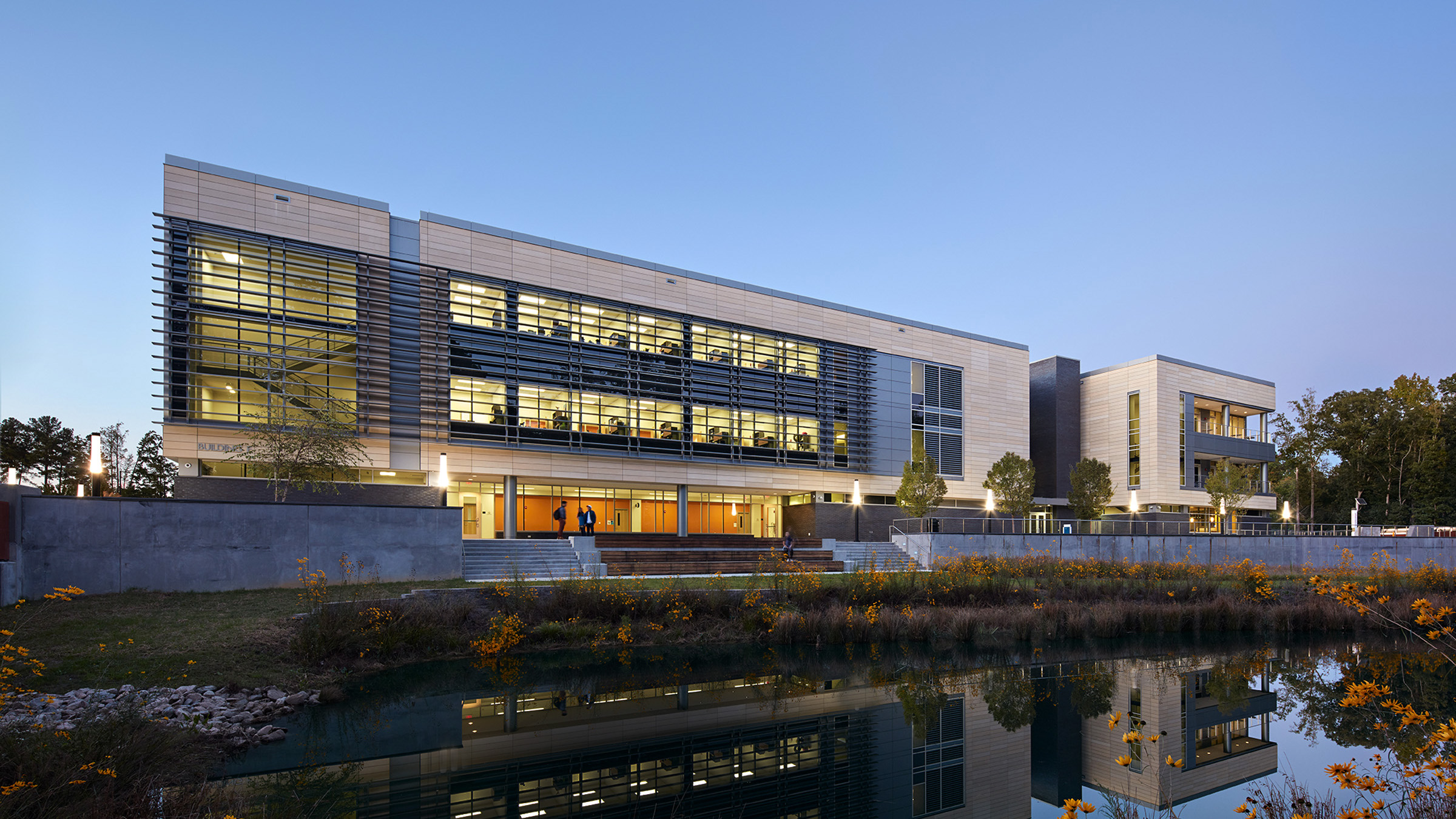 Building F at Wake Technical Community College; Architect: Clark Nexsen