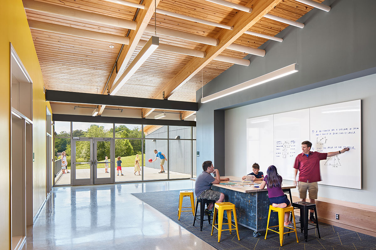 Edneyville Elementary School in Henderson, NC; Architect: Clark Nexsen