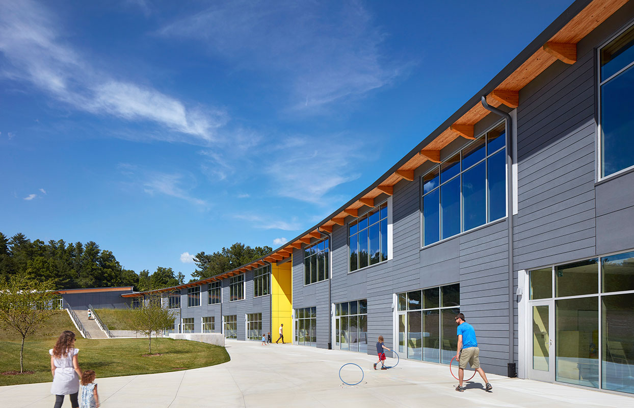 Edneyville Elementary School in Henderson, NC; Architect: Clark Nexsen