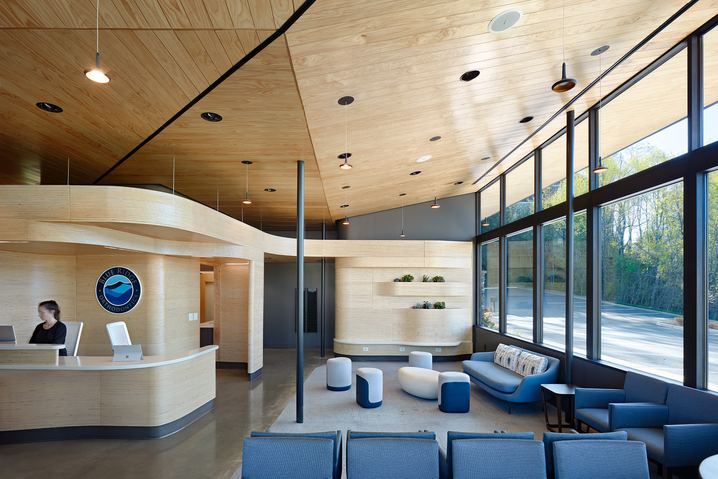 Blue Ridge Orthodontics in Asheville, NC; Architect: Clark Nexsen