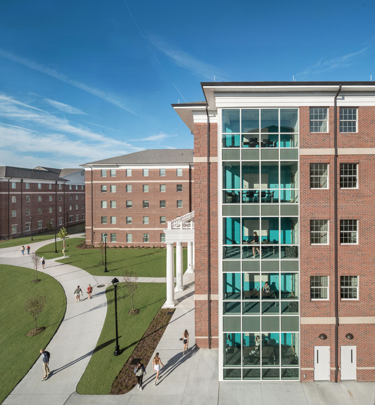 UNC Wilmington Student Housing Village; Architect & Engineer: Clark Nexsen