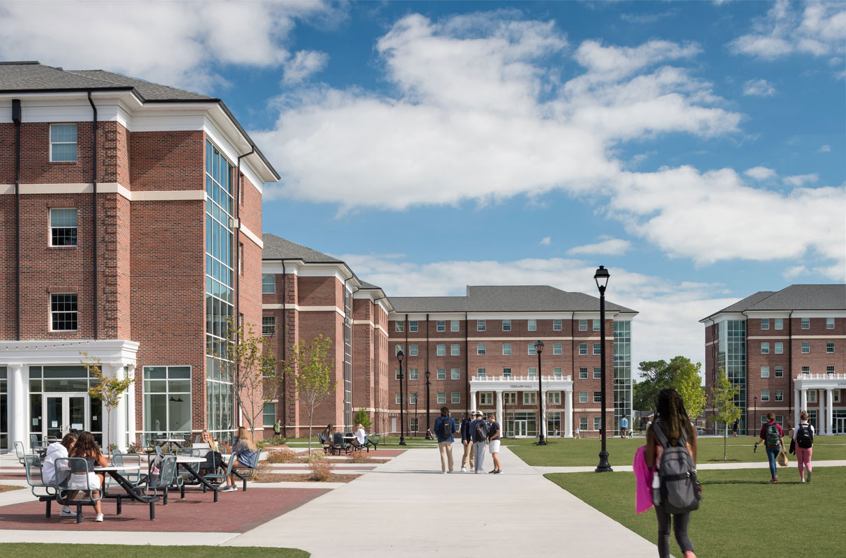 UNC Wilmington Student Housing Village; Architect & Engineer: Clark Nexsen