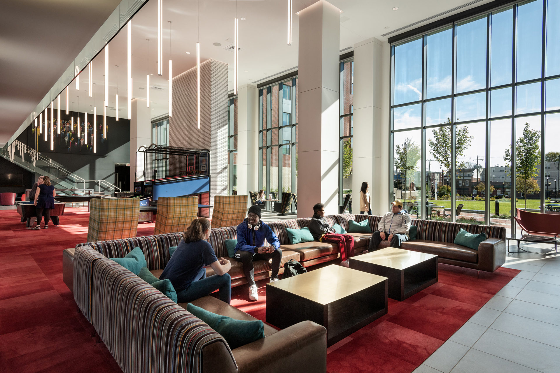 Gladding Residence Center at Virginia Commonwealth University in Richmond, Virginia; Clark Nexsen served as Architect and Engineer of Record
