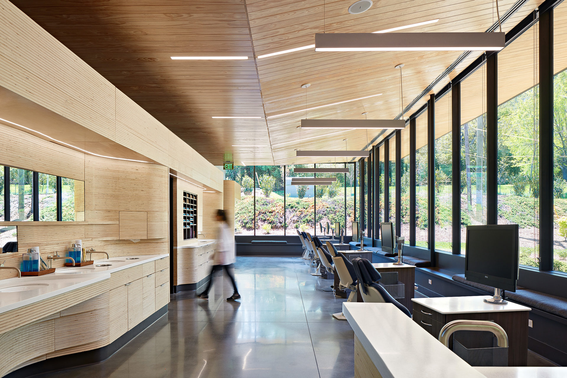 Blue Ridge Orthodontics in Asheville, North Carolina; Architecture and Interior Design Clark Nexsen
