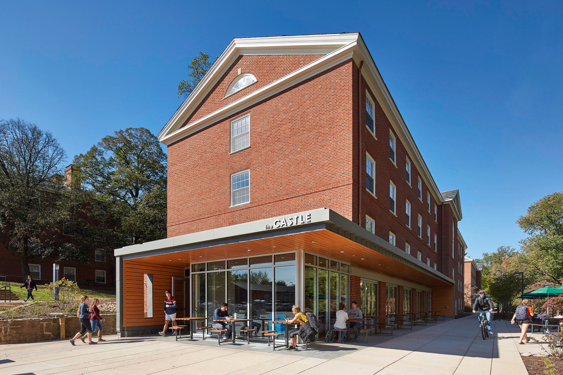 McCormick Road Houses at the University of Virginia in Charlottesville, VA; Renovation design and engineering: Clark Nexsen