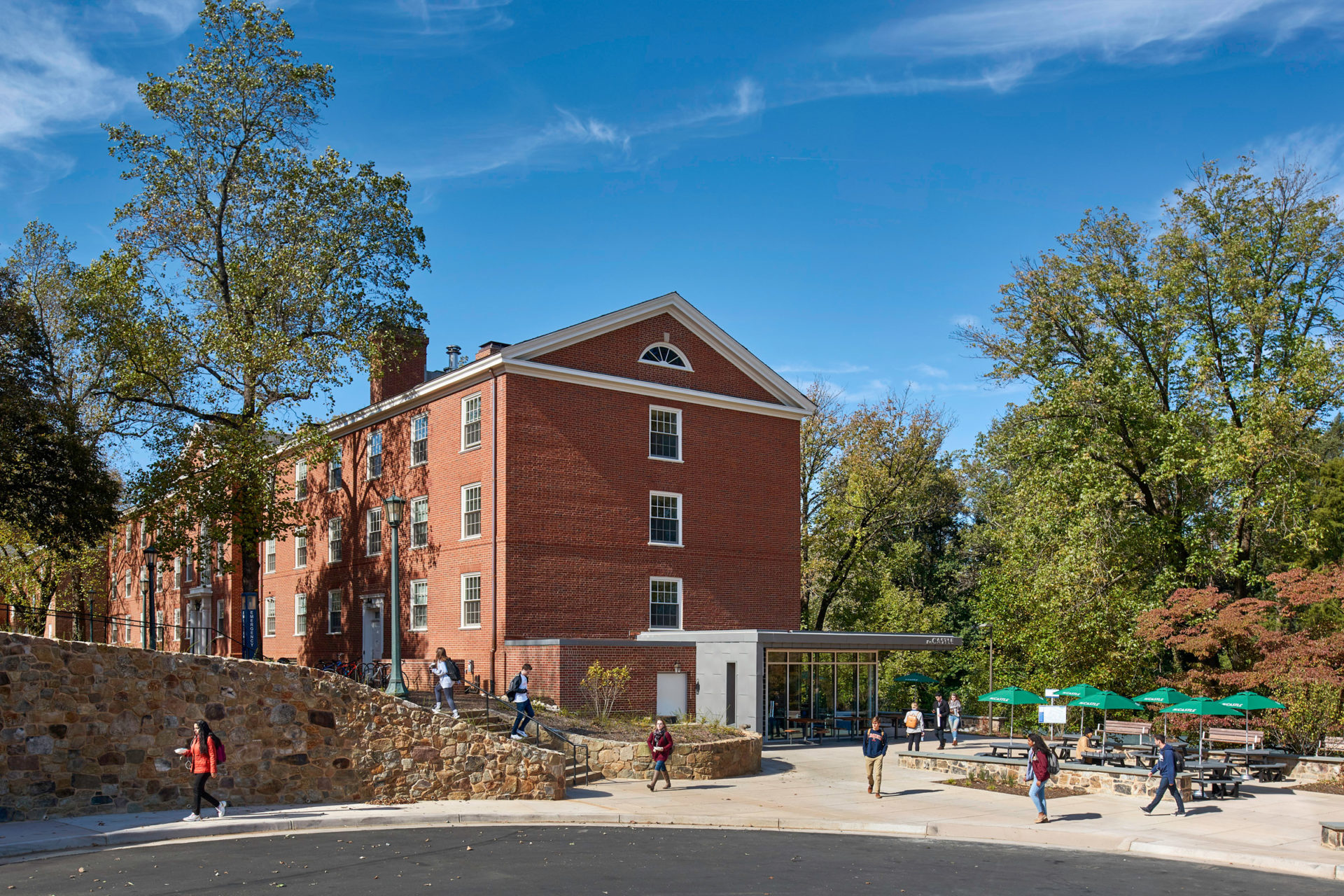 McCormick Road Houses at the University of Virginia in Charlottesville, VA; Renovation design and engineering: Clark Nexsen