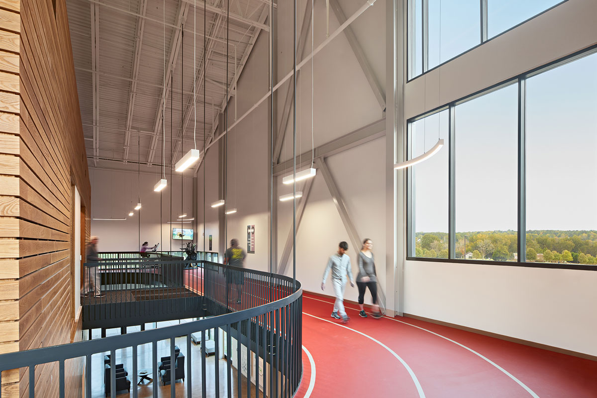 Joyner Park Community Center in Wake Forest, NC; Architect: Clark Nexsen; Photograph ©MH Photography