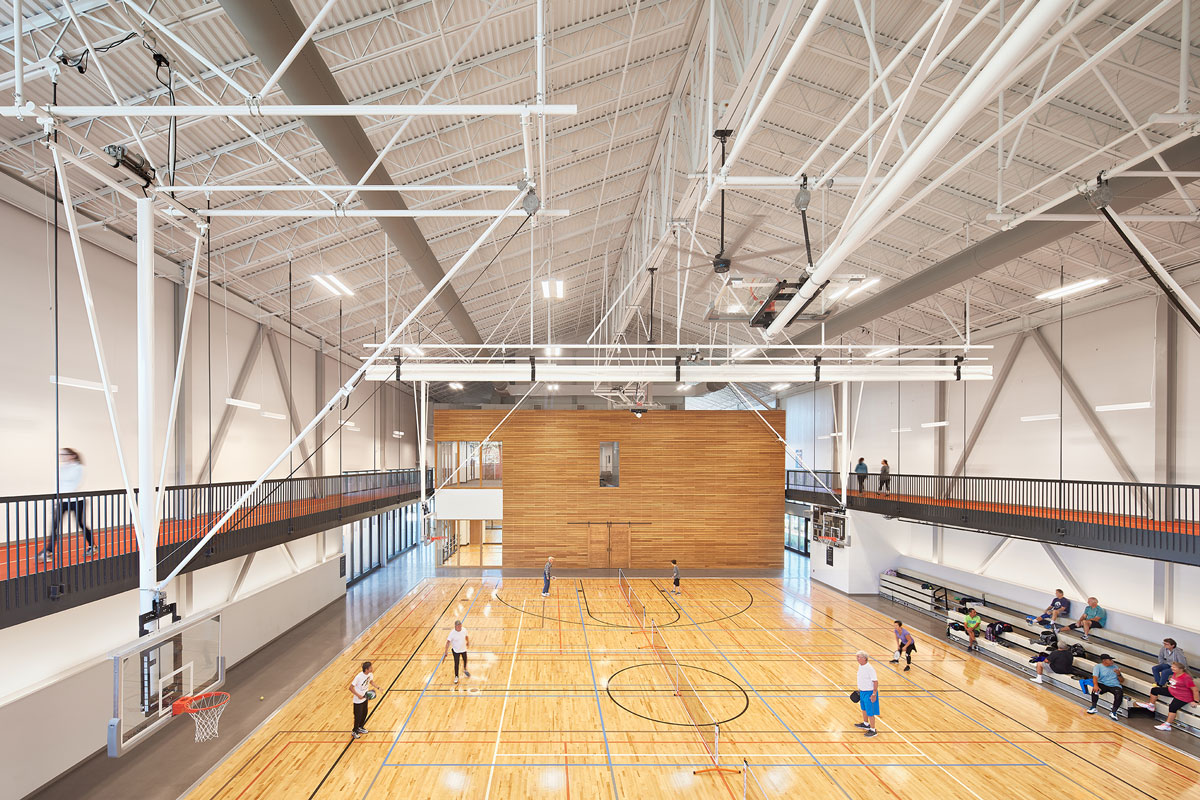 Joyner Park Community Center in Wake Forest, NC; Architect: Clark Nexsen; Photograph ©MH Photography