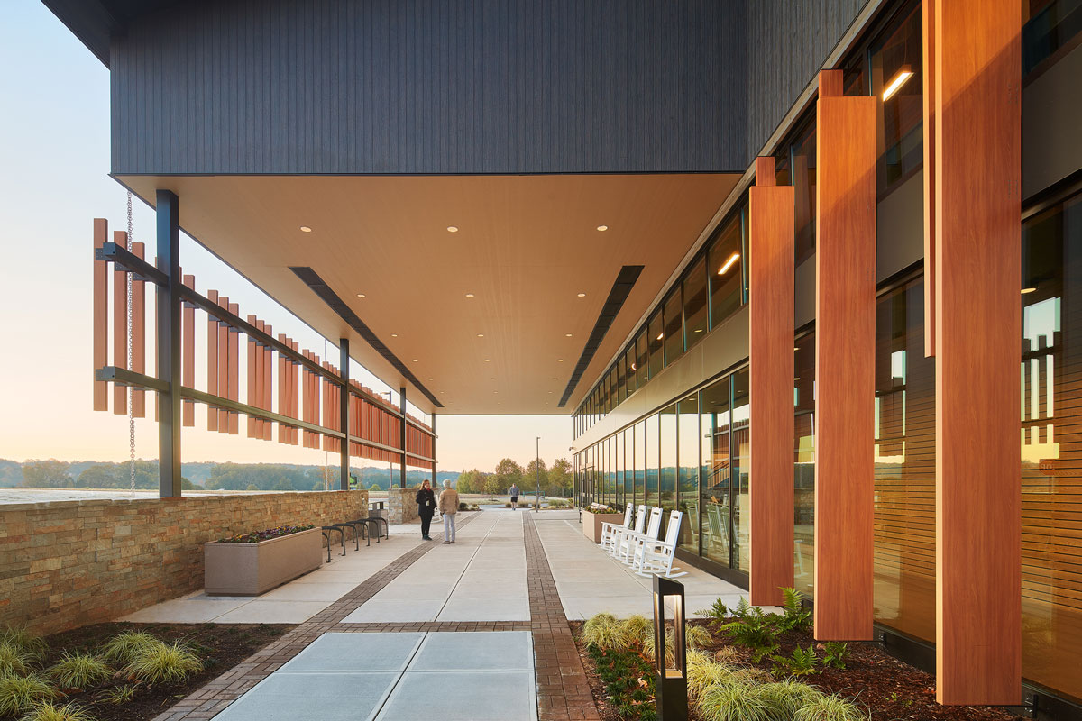 Joyner Park Community Center in Wake Forest, NC; Architect: Clark Nexsen; Photograph ©MH Photography