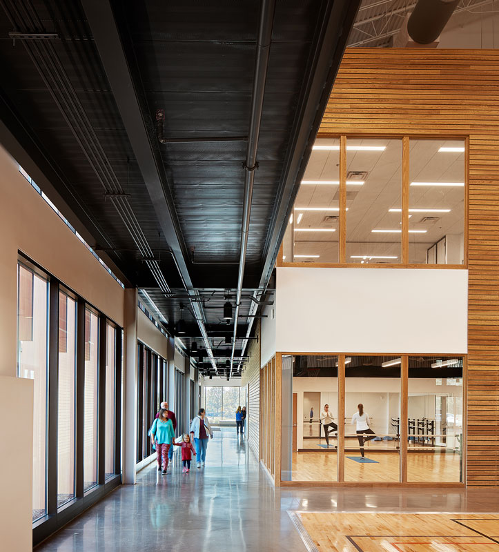 Joyner Park Community Center in Wake Forest, NC; Architect: Clark Nexsen; Photograph ©MH Photography