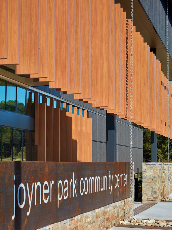 Joyner Park Community Center in Wake Forest, NC; Architect: Clark Nexsen; Photograph ©MH Photography