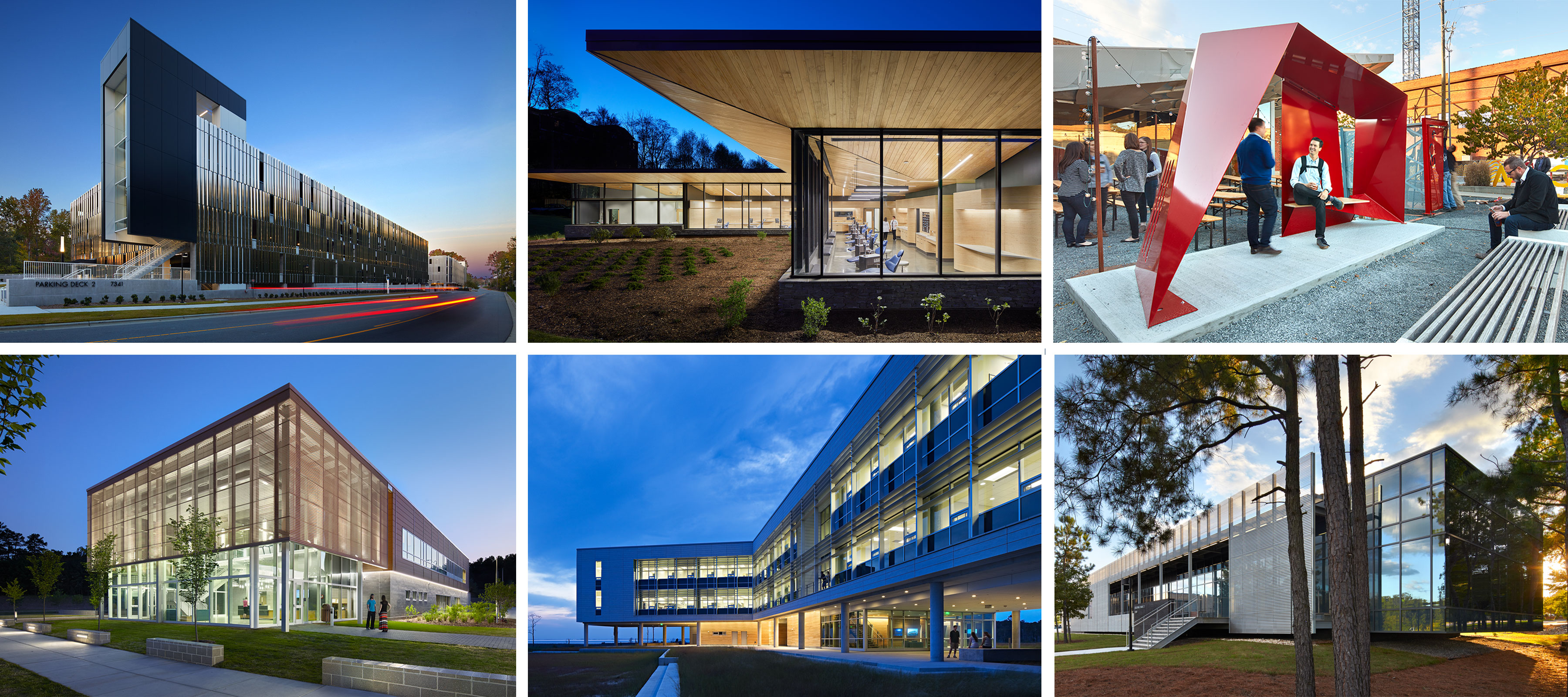 Six Clark Nexsen projects received 2019 AIA South Atlantic Region design excellence awards.