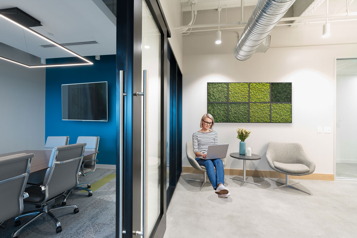GESS International U.S. Corporate Headquarters in Raleigh, NC; Interior Design: Clark Nexsen