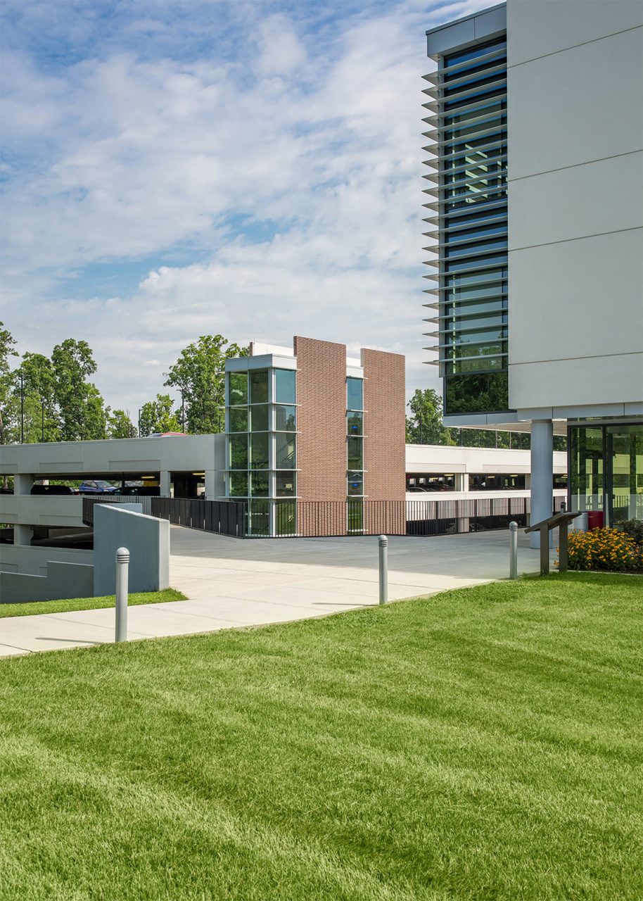 Parking Deck at John Tyler Community College in Midlothian, VA; Architect: Clark Nexsen