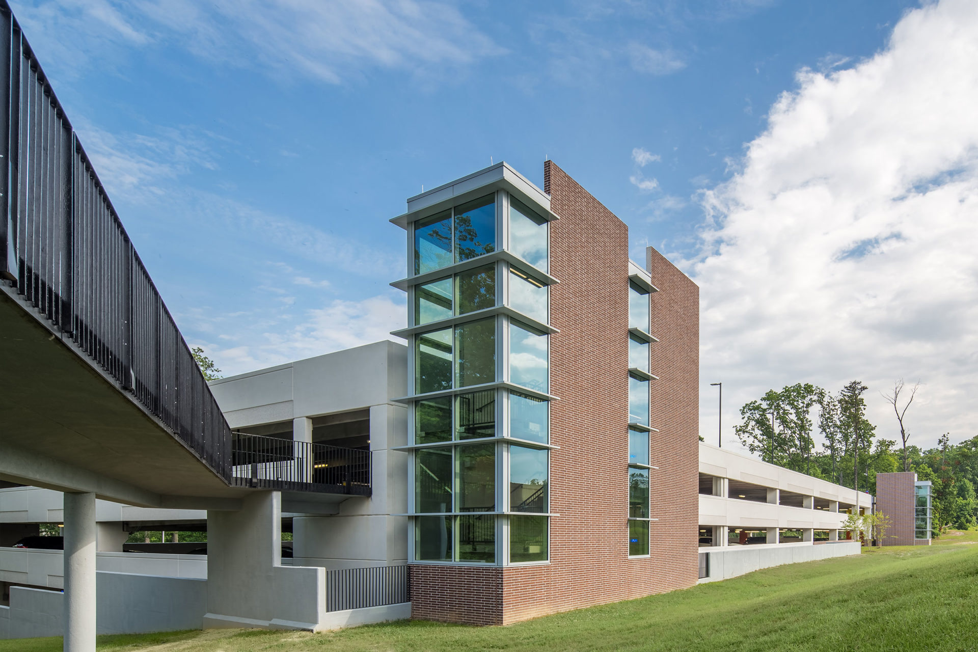 Parking Deck at John Tyler Community College in Midlothian, VA; Architect: Clark Nexsen