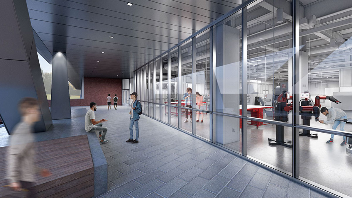 Fitts-Woolard Hall at NC State rendering by Clark Nexsen