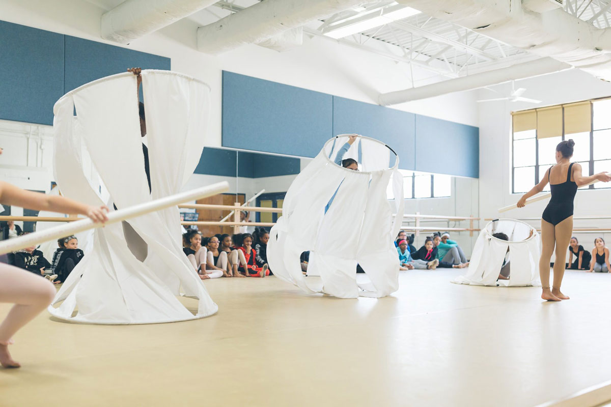 Clark Nexsen recognized as a Virginia Beach City Public Schools Model Partner for unique outreach program, Dance Meets Architecture