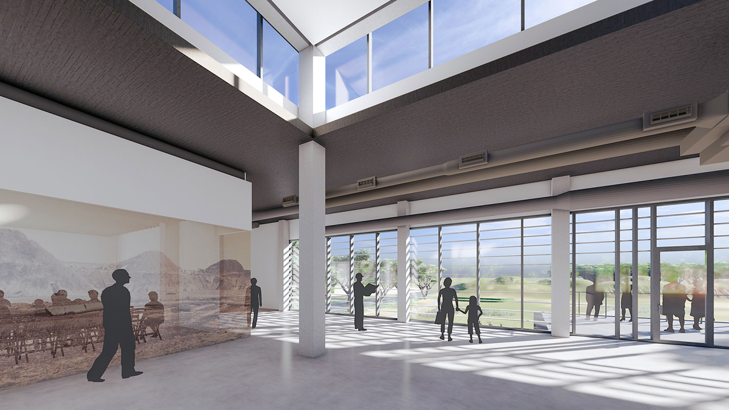Fort Fisher Visitors Center in Kure Beach, NC; Architecture and engineering: Clark Nexsen