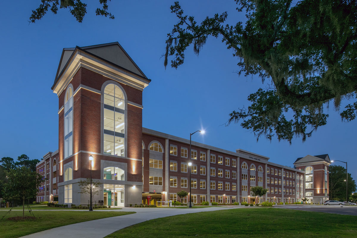 Central Parking Deck at UNC Wilmington; Architect: Clark Nexsen