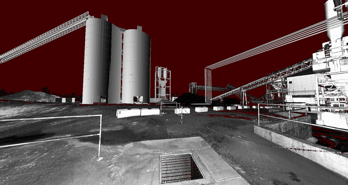 3D LiDAR scan courtesy Clark Nexsen