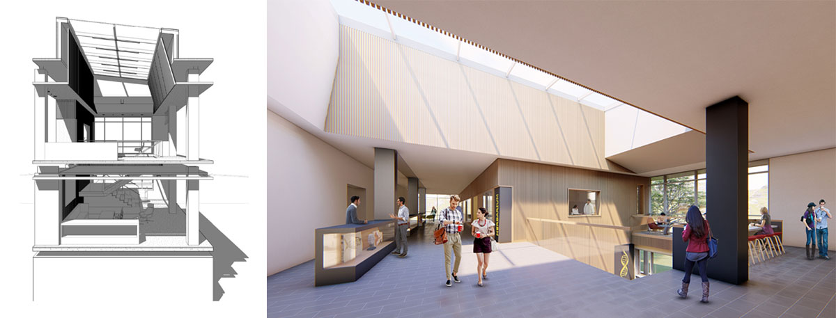 Wyllie Hall Adaptive Reuse at the University of Virginia's College of Wise; Architect: Clark Nexsen