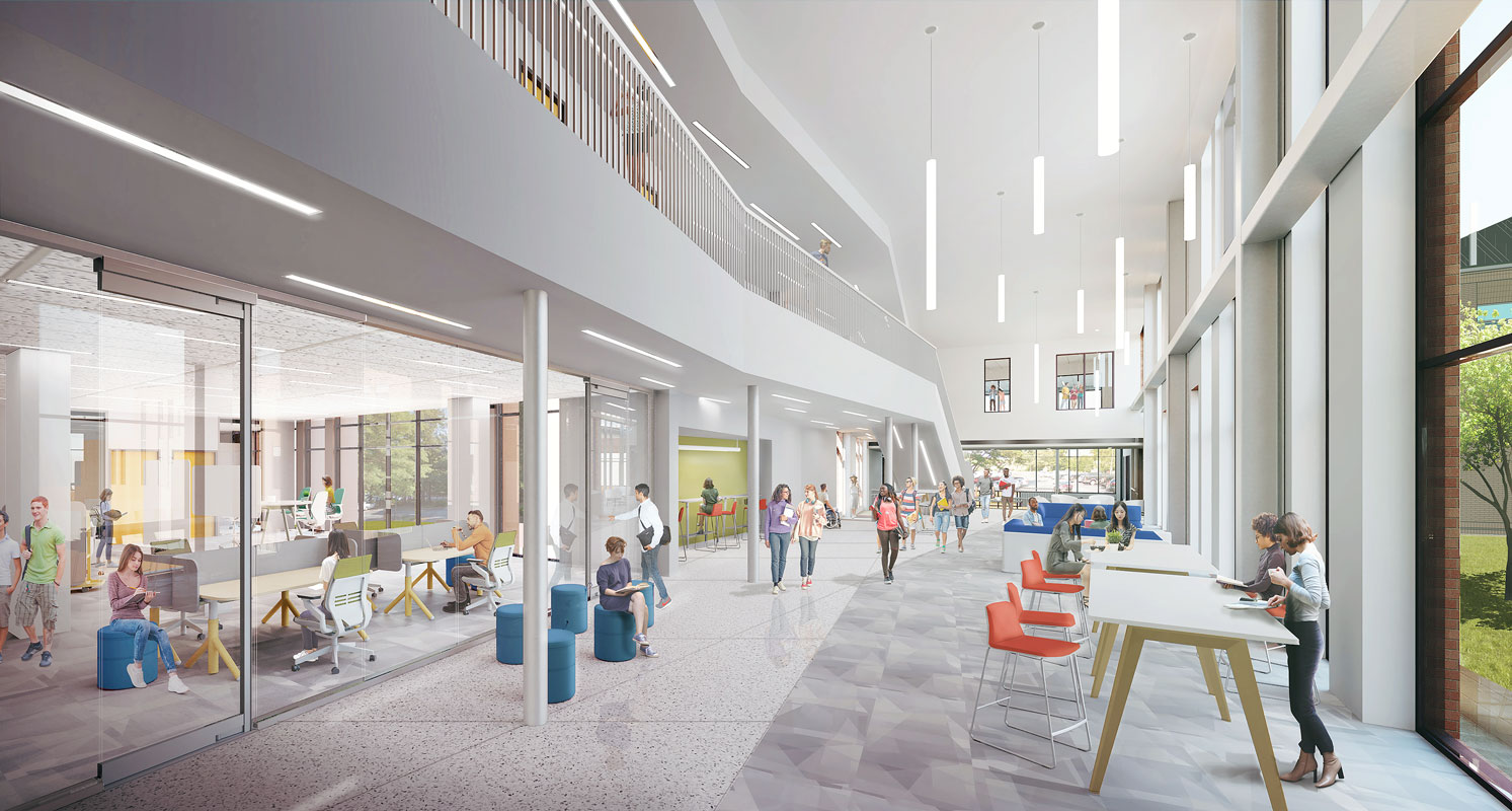 Patton Building at Blue Ridge Community College; Architect: Clark Nexsen