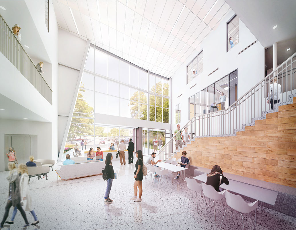 Patton Building at Blue Ridge Community College; Architect: Clark Nexsen