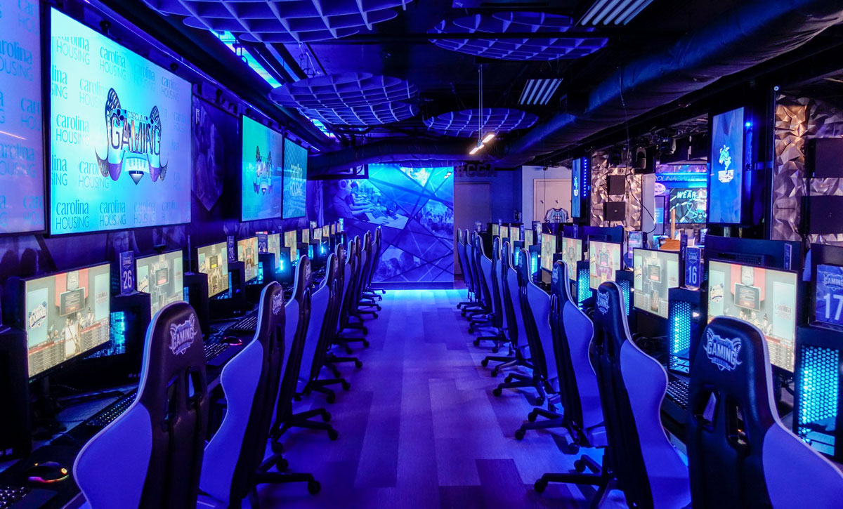 UNC Esports Arena in Chapel Hill, NC; Architect and Engineer: Clark Nexsen