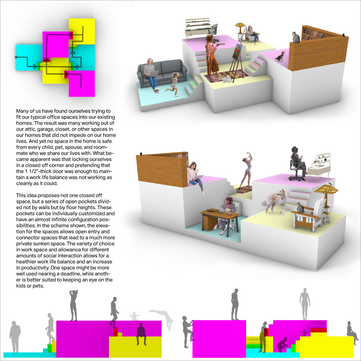 M.C. Escher's Home Office room+ competition entry