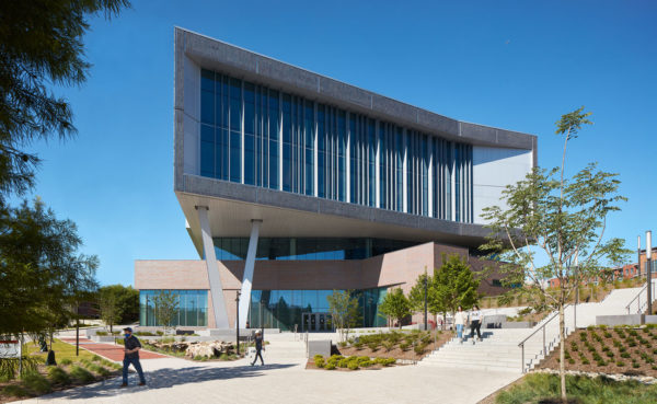 Fitts-Woolard Hall at NC State University; Designed by architecture and engineering firm Clark Nexsen