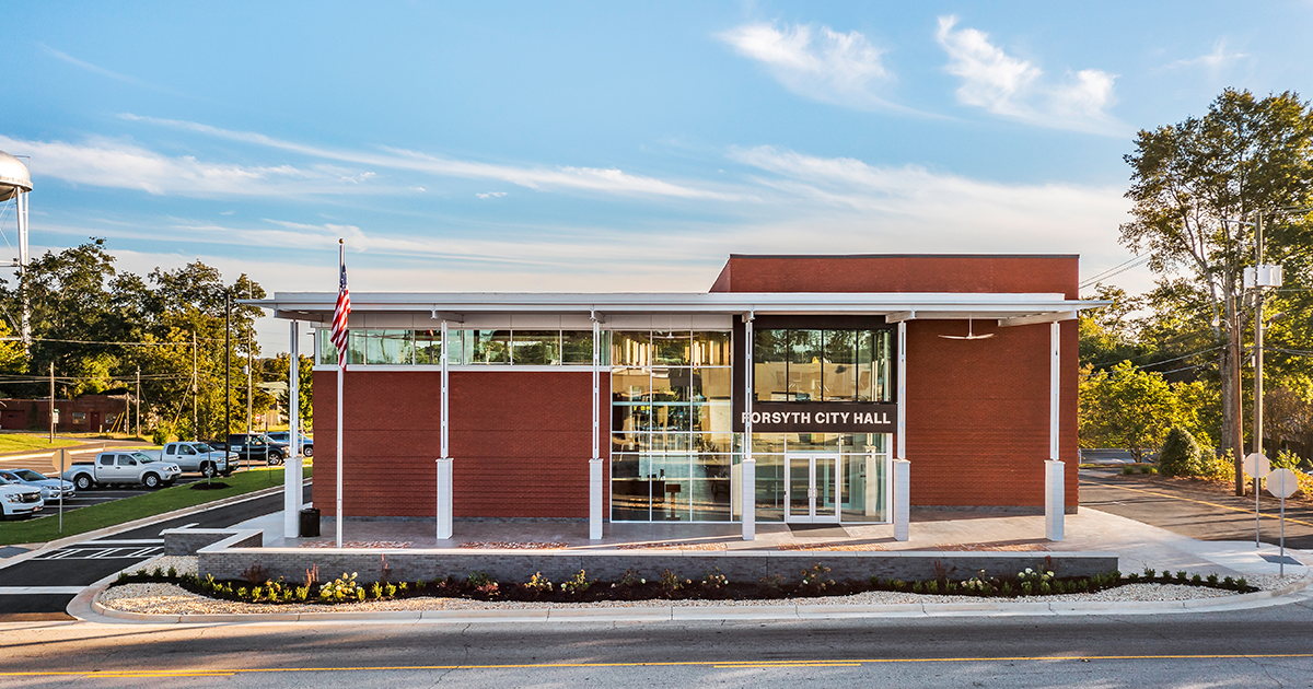 Forsyth City Hall Clark Nexsen