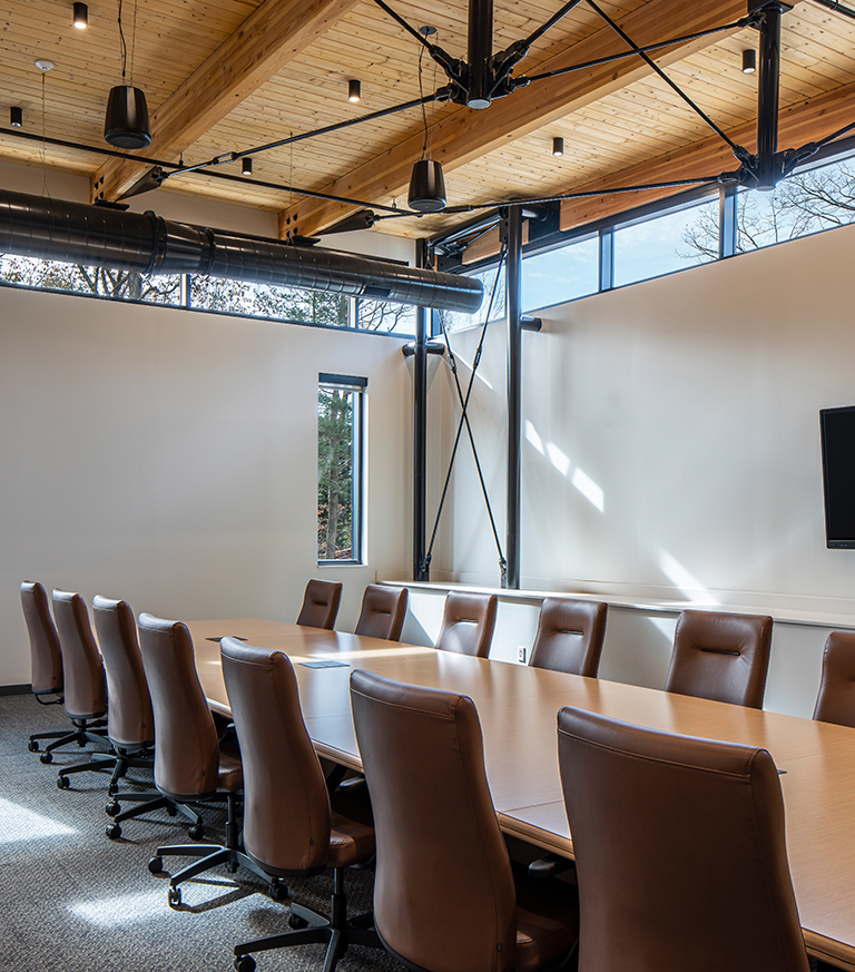 Conference room at WNC Bridge Foundation in Asheville, NC